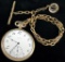 Elgin Pocket Watch 15 Jewels movement # 24187254 with watch fob.
