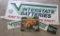 4pc. lot of Interstate Batteries advertising includes (2) Signs 30