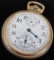 Elgin Father Time Pocket Watch 21 Jewels movement # 22475538. (missing glass face & hands).