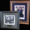 President Ronald Reagan and President Gerald Ford, with Nixon, autographed 8x10 photos.