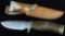 Buck Vanguard Fixed Blade Knife Wood Handle B192-BR-O #2584 in box with sheath.