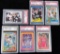 Lot of (6) PSA Certified Hockey, Basketball, Football & Baseball Cards includes Gretzky, Iverson, Ma