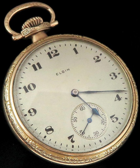 Elgin Pocket Watch - 17 Jewels mov# 23449670. Works!