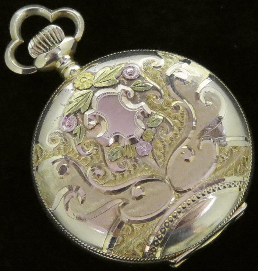 Elgin Pocket Watch 15 Jewels movement # 18152694. 14K W.W.C Mfg Co.162297 Case.