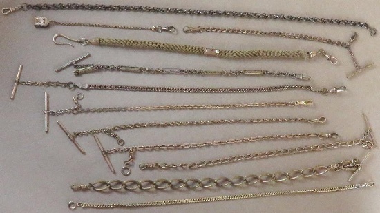 Lot of (12) antique Watch Fobs.