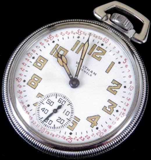 Waltham Pocket Watch 16-A - 17 Jewels movement # 31936453.