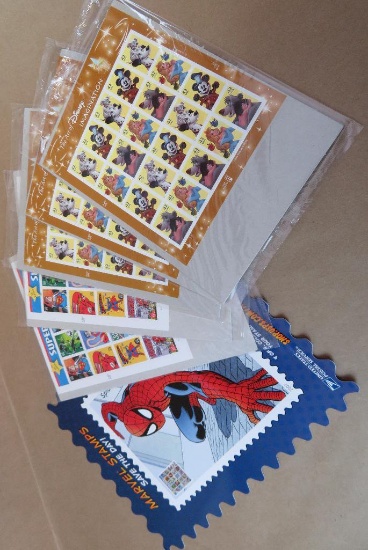 Over $600.00 Face Value of Unused Collectible Stamps! Most never opened from Post Office