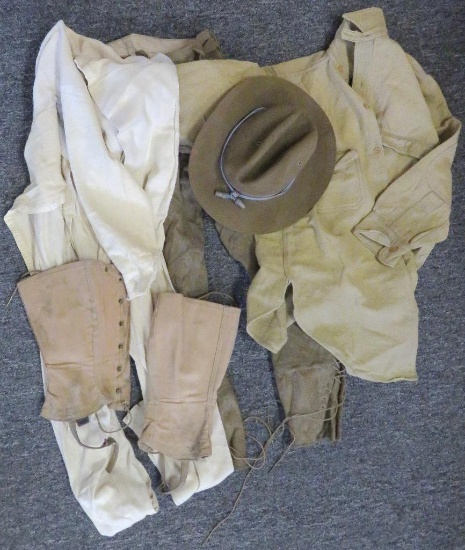 WWI U.S. Military Uniform includes Coat, Hat, Pants, Leggings & more!