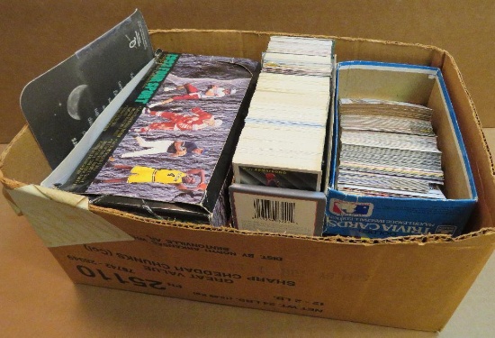 Box full of Baseball & Basketball Cards. Have to look through this lot!