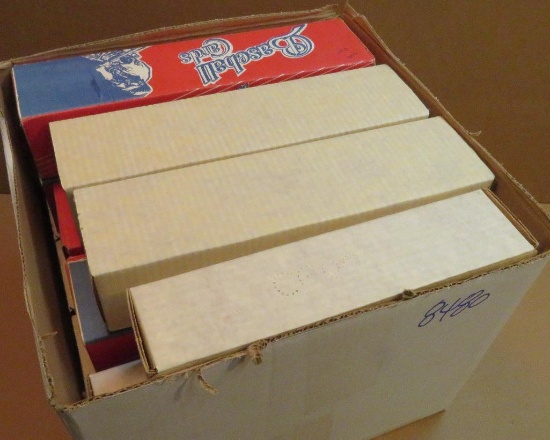 Large box full of Baseball Cards. Thousands of Cards! Have to look through this lot!