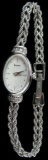 Lady's Bulova Watch marked 14K white gold - 1 Jewel. Battery Operated. Approx 13.5 grams.