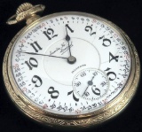 Antique Illinois Santa Fe Special Pocket Watch - 21 Jewels Mov# 4030363 - not functioning.
