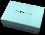 Tiffany & Co. Sterling Key Chain - in box. Approx 10.1 grams.