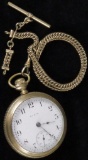 Elgin National Pocket Watch 15 Jewels movement # 112800286 with watch fob.