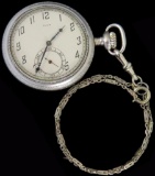1887 Elgin National Pocket Watch 13 Jewels Size 6s movement # 2307799 with watch fob.