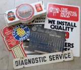 7pc. lot of Advertising includes Perfect Circle Thermometer 27