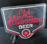 Vintage Old Milwaukee Electric Sign. Approx 19