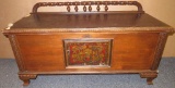 Early Footed Cedar Lined Hope Chest.