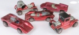 Lot of (5) Hot Wheels Redline includes 1969 Ferrari 312P, 1969, Red Barron, 1968 Turbofire,