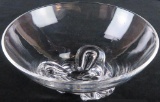 Steuben Glass Floret Bowl signed - 7-3/4