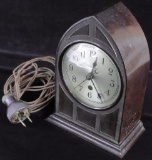 The Hammond Clock Company Electric Bakelite Mantle Clock.
