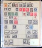 World Stamp Collection in The Fully Illustrated Universal Stamp Album in binder. #1 Germany & Bulg