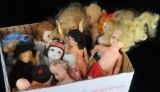 Lot of (13) vintage small dolls includes Alexander, Bisque, Plastic & more.