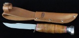KA-BAR Fixed Blade Hunting Knife Leather Sheath 02-1232. New in box.