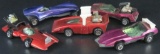 Lot of (5) vintage Johnny Lightning Topper includes Stiletto, Leapin Limo, Condor, Vulture & Custom