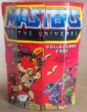 1984 Masters of the Universe Collectors Case with (4) Figures includes Man-At-Arms, Grizzlor, Jitsu