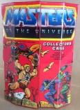 1984 Masters of the Universe Collectors Case with (4) Figures includes King Hiss, Stratos, Skeletor