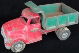 Vintage Tonka Toys Pressed Steel Dump Truck. (dump needs to be secured).