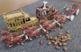 Britain Figurines: Overland Circus Wagon, Band Wagon with includes 11 Band Members, 4 Figures, Anim