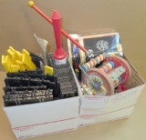 Misc Toy Box Lot includes Slot Cars, Tomyville Log N Load Set & more!