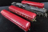 (8) piece American Flyer Train Set includes 316 Locomotive with Tender, (2) 652 Pullman, 952 Pikes P
