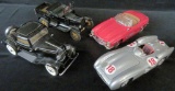 Lot of (4) Danbury Mint & Franklin Mint Collectible Cars (no box) . Because of the delicate nature