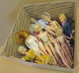 Over a dozen mostly 1960 Mattel Hawthorne Calif. Barbie & Ken style Dolls. Various conditions.