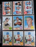 Lot of (63) 1959 & 1968 Topps Baseball Cards.