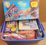 Box full of Baseball, Football & Basketball Collector Cards. Collector Sets, Games & more!