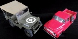 1956 Ford F-150 & WWII Jeep Replica both made by the Danbury Mint.