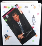 Large Binder of approx (54) pages full of John F. Kennedy items mostly from The Robert L White Colle