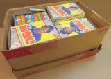 Large box of Baseball & Basketball Cards unopened packs & more! Have to look through this lot!