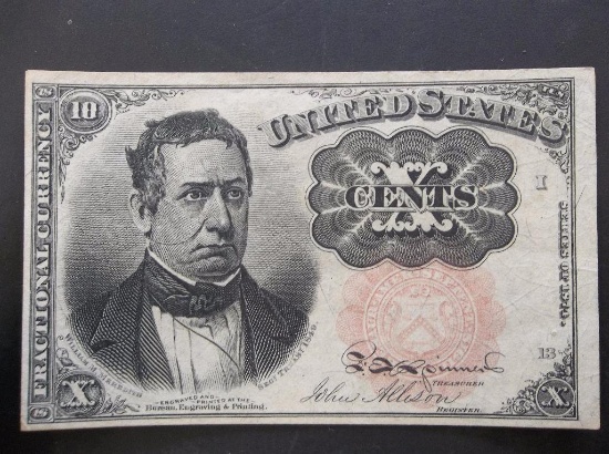 10 CENT FRACTIONAL CURRENCY 5TH ISSUE