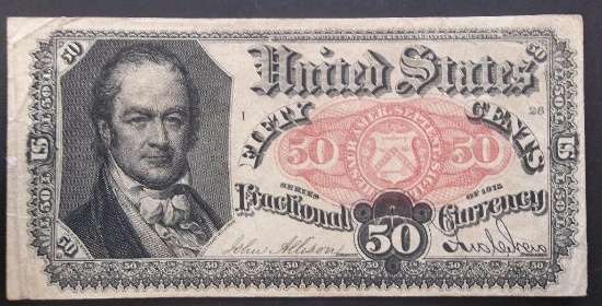 50 CENT FRACTIONAL CURRENCY 5TH ISSUE