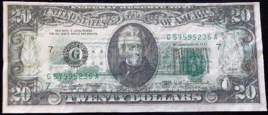 ERROR: 1977 $20 FRN OFFSET TRANSFER