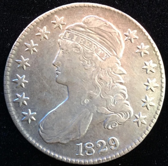 1829 Bust Half Dollar