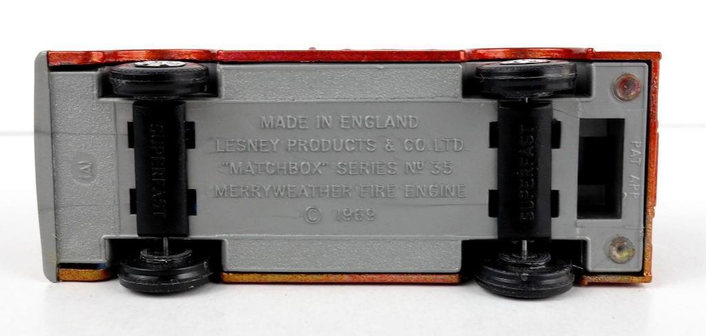 matchbox series no 35 merryweather fire engine