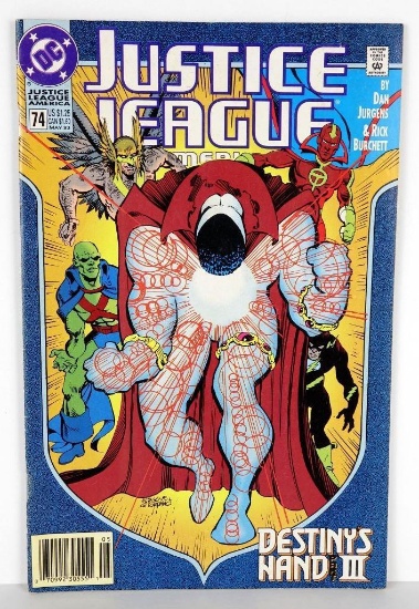 Comic: Justice League Of America #74 May 1993 Destinys Hand III!