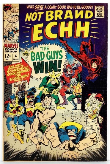 Comic: Not Brand Echh #4 November 1967 The Bad Guys Win!
