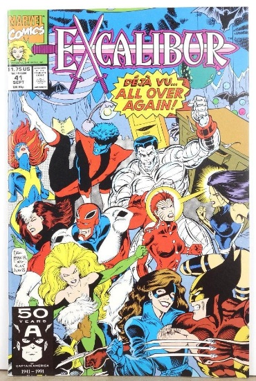 Comic: Excalibur #41 September 1991 D...j... Vu All Over Again!